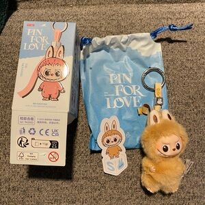 Labubu POP MART Pin For Love letter “S”